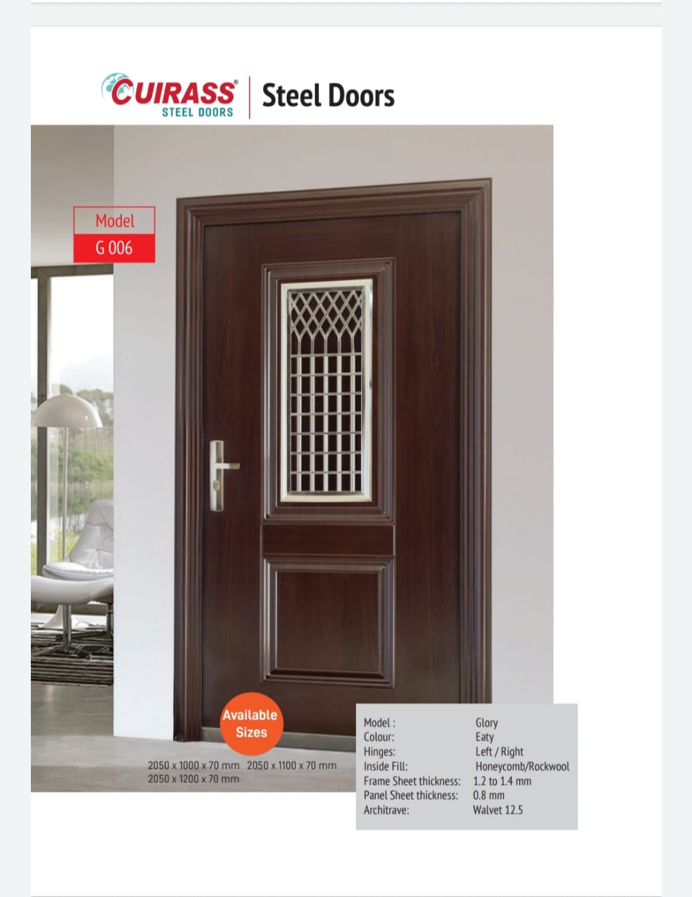 ABS GROUP CUIRASS STEEL DOORS