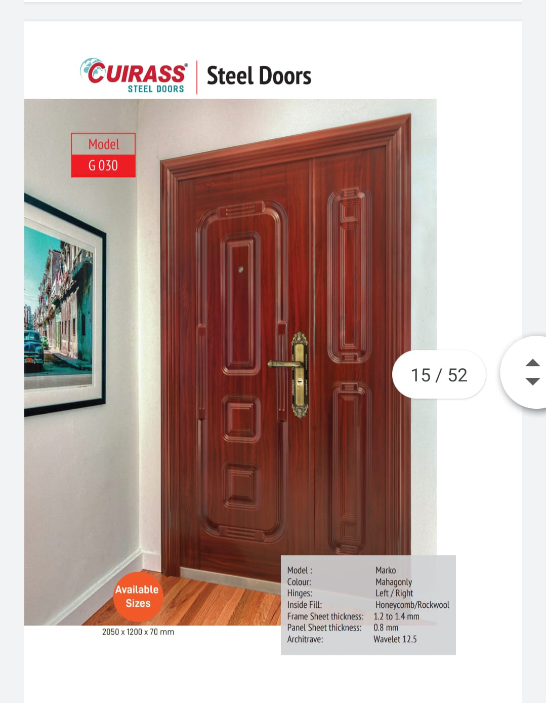 ABS GROUP CUIRASS STEEL DOORS